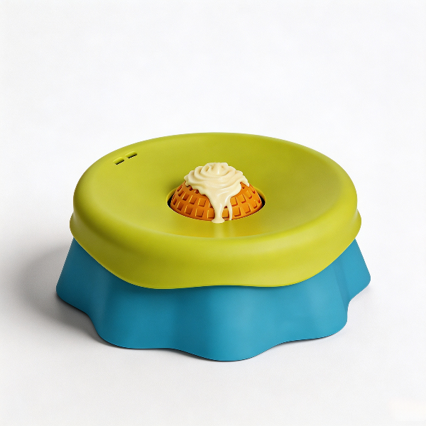 Silicone liquid slow-eating bowl