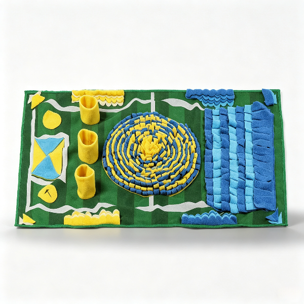 Pet soccer field scent pad