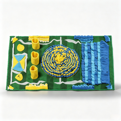 Pet soccer field scent pad
