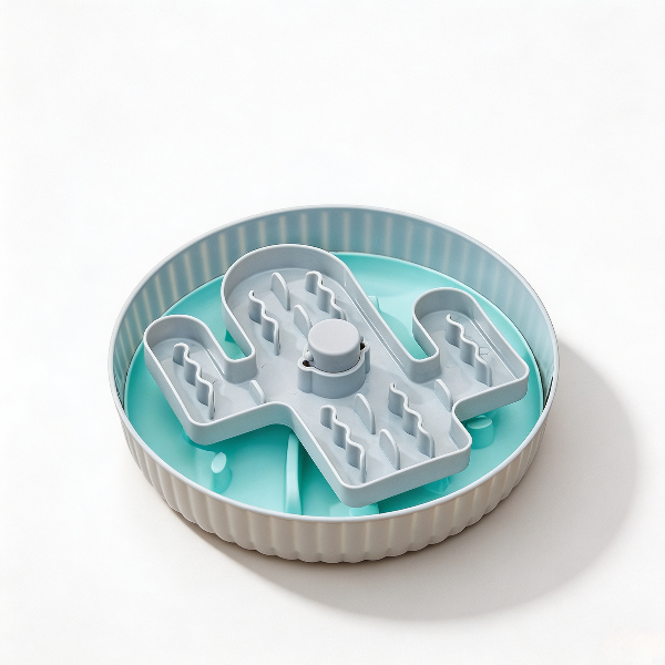 Rotating slow food bowl