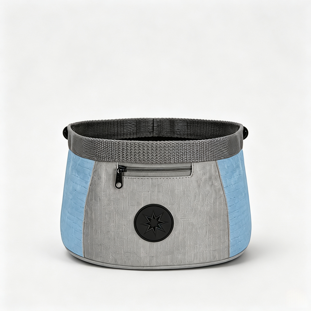 Outdoor Oxford cloth portable pet bowl