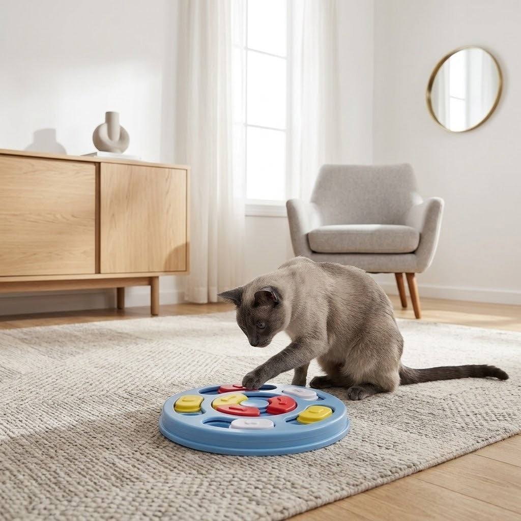 Sky-blue educational feeding toy